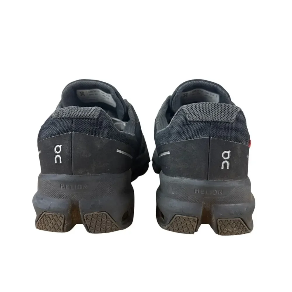 On Cloudventure Waterproof Mens 10 Black Trail Running Shoes Gorpcore Techwear